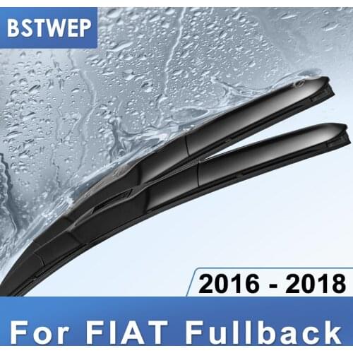 BSTWEP Wiper Blades for FIAT Fullback Fit Hook Arms 2016 2017 2018