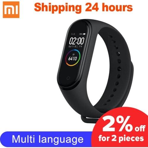 Xiaomi Mi Band 4 Sport Miband 4 Smart Bracelet Heart Rate Fitness Traker 135mAh Color Screen Waterproof Bluetooth 5.0