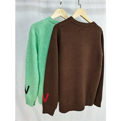 Womens Cashmere Knitted Sweater 100% Cashmere Women Sweater 2021 Autumn/ Winter New Solid Color Round Neck Long Sleeves Warm