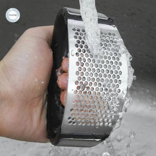 1pc Stainless Steel Garlic Press Manual Garlic Grinder Grater Ginger Press Garlic Chopper Crusher Fruit Vegetable Kitchen Tools