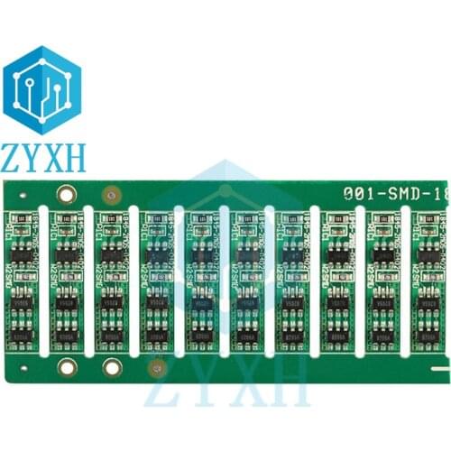 10 PCS/Lots 1S BMS 3A 3.7V 18650 Battery Charger Protection Board Common Port For Electric Tools/Power Bank