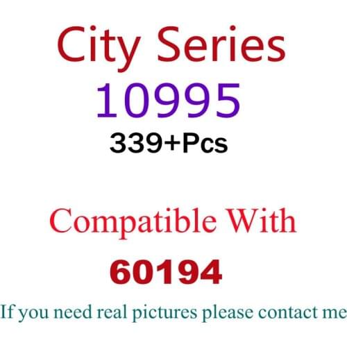 339Pcs 10995 Building Block Toy City Series 60194 Assembled Building Block Childrens Toy Gifts