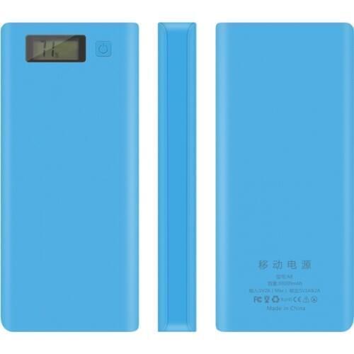 8*18650 Battery Holder Dual USB Power Bank Battery Box Mobile Phone Charger DIY Shell Case Charging Storage Case