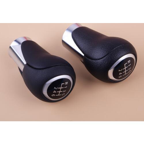 CITALL 6 Speed Leather Car Manual Transmission Gear Shift Knob Black fit for Mazda 3 CX-5 2013 2014 2015 2016