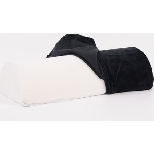 Pregnancy Body Memory Foam Pillow Orthopedic Knee Leg Wedge Foot Leg Cushion for Side Sleeper Sciatica Relief Contour