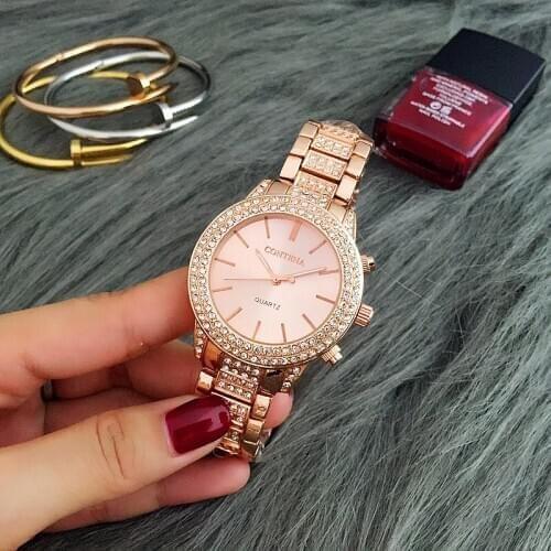 Watches For Women Quartz Bracelet Watch Womens Luxury Rose Gold Watch Woman Business Wristwatches Reloj Mujer Zegarek Damski