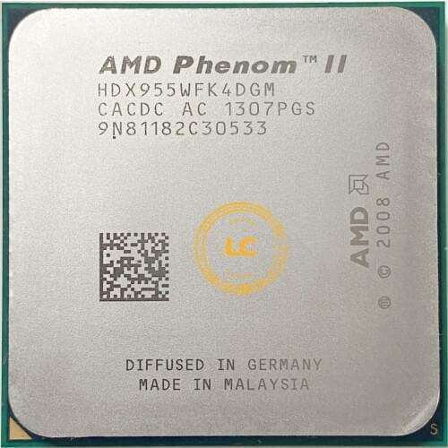 AMD Phenom II X4 955 3.2 GHz 95w Quad-Core CPU Processor HDX955WFK4DGM/HDX955WFK4DGI Socket AM3