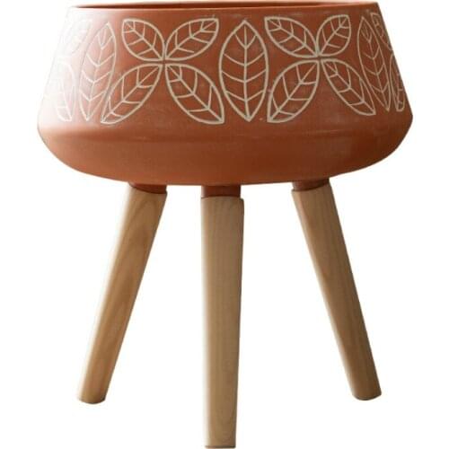 Creative Oracle Resin Flowerpot with Legs Flower Stand Nordic Home Decoration Green Plant Flower Decoration living room home