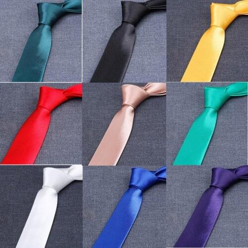 GUSLESON Classics Mens 50 Kinds of Colorful Ties Red Yellow Solid Silk 8cm Necktie for Men Formal Wedding Party Business Gift