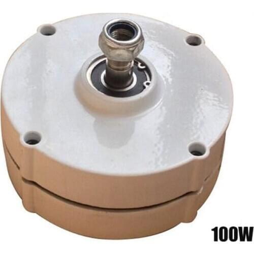 Gearless, direct -drive, low rare earth 100w 200w ac Permanent Magnet Generator, easy and safe for operating and maintainance