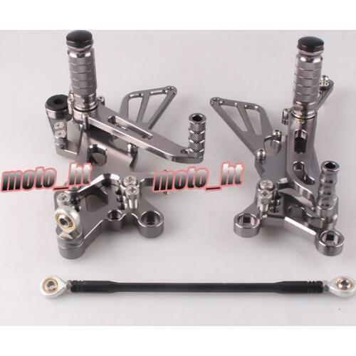 GZYF CNC Adjustable Rearset Rear Set Footpegs Foot Rest Peg For Yamaha YZF R6 2006 2007 2008 2009 2010