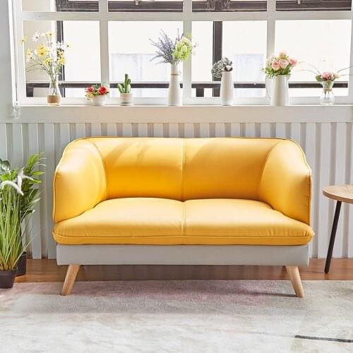 Nordic Leather Art Living Room Sofa Simple Modern Sofa Bed Couch Home Furniture Chair