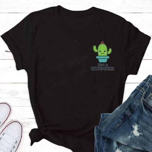 Summer Cactus - , Plant T-Shirt, Womens Fashion T-Shirt, Floral Shirt, Plant Short Sleeve, Gift for Her