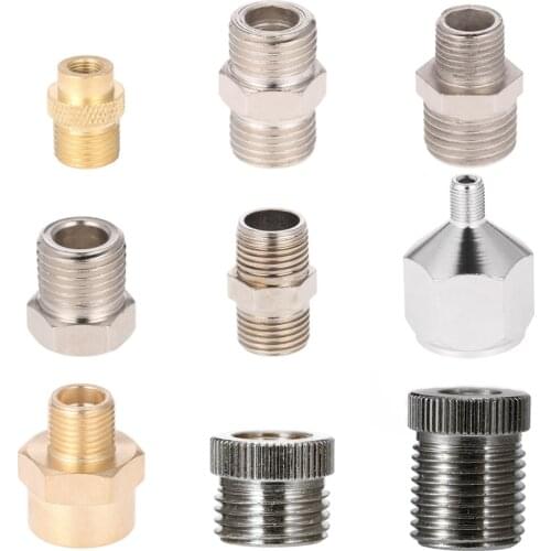 7/9pcs Professional Airbrush Hose Air Brush Accessories Tool Airbrush Adaptor Kit Fitting Connector Set for Compressor