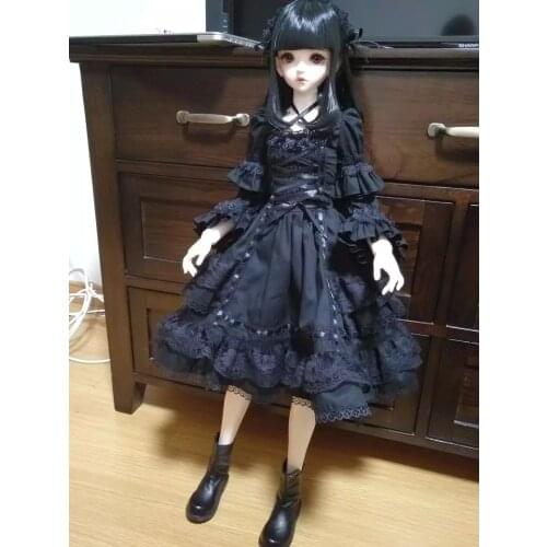 BJD doll clothing suitable for 1/3 1/4 1/6 size classic dress lace lmall lkirt dress doll accessories(1/2 size to be customized)