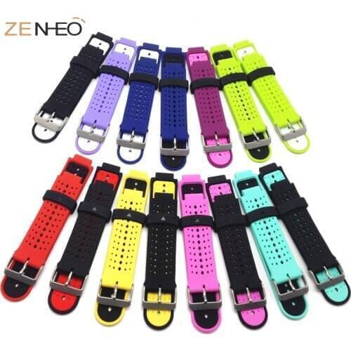 15 colors Silicone Strap For Garmin Forerunner 235 Band strap For Garmin Forerunner 220/230/235/620/630/735XT/235Lite Accessory
