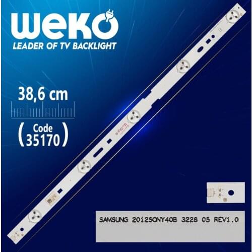 SAMSUNG 2012 SONY40A 3228 05 REV1.0 - A TYPE - 38.6 CM 5 LED- (WK-260)