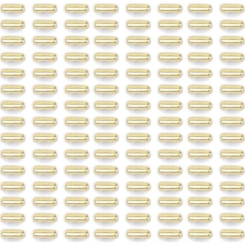 100pcs Stainless Steel Connectors Clasp Fit 2.4mm Ball Chain