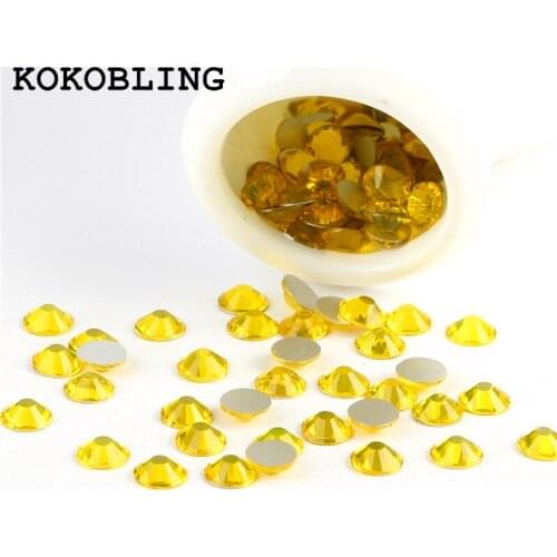Ss3 -ss30 Flat Back AAAAA Crystal Crtine ( 3d Nail Art decorations ) Non Hot Fix Glue on rhinestones for nails diy