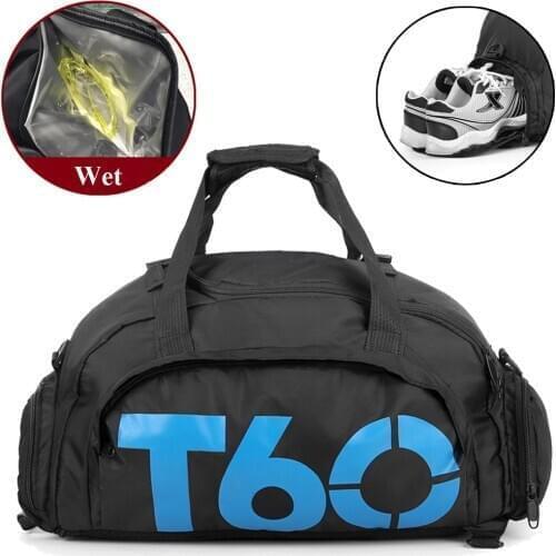 Dry Water Wet Separation Gym Bag Waterproof Fitness Sport Men Women Bag Outdoor Fitness Portable Ultralight Yoga Sports Bag