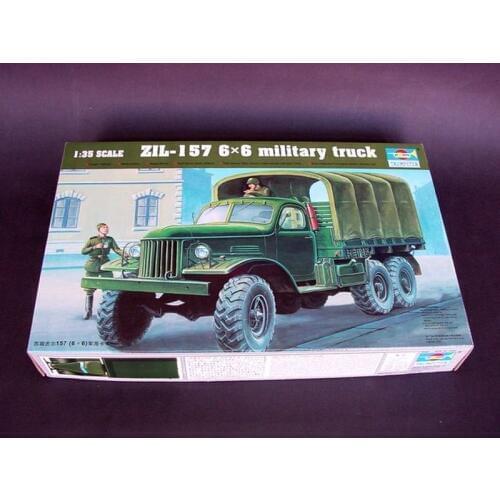 Trumpeter 01001 1/35 ZIL-157 6X6 military truck - Scale Model Kit