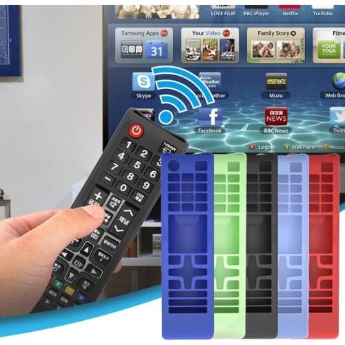 Protective Cover For Samsung Remote Control High-Quality Silicone Anti-Fall Anti-Skid Washable Case Protective Cover 20J22