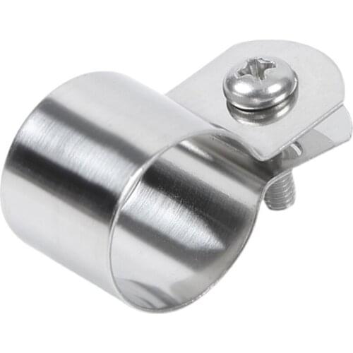 2/5/10pcs 304 Stainless Steel Ohmic Grounding Clamp Pipe Clamp Horseback Clamp Bracket Pipe Buckle Hose Clamp