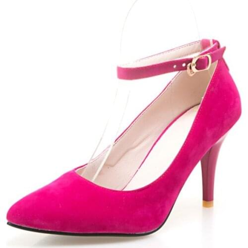 Big Size 11 12 13 14 15 16 ladies high heels women shoes woman pumps Pointed Package the heel Cingulate Fine with Single shoes