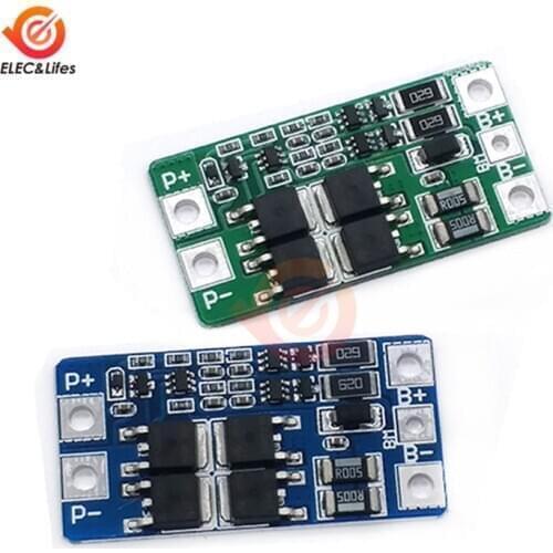 2S 10A 18650 Lithium Battery/Lithium Iron Phosphate Battery Protection Board BMS PCM PCB Li-ion Lipo 2 Cell Pack