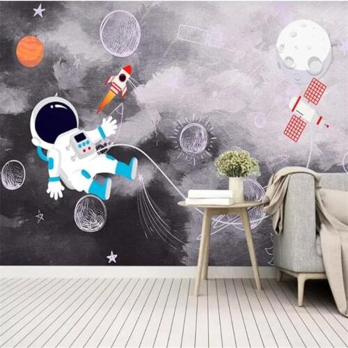 Milofi custom 3D wallpaper mural hand-painted space universe childrens room living room bedroom background wall decorative pain
