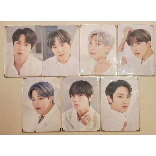 7Pcs/lot Kpop The Live Frame JIN RM SUGA JIMIN JUNGKOOK JHOPE V Photo Image Picture Fans Gift