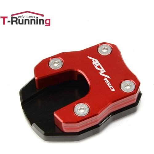 Motorcycle Accessories For ADV150 ADV 150 2019-2020 CNC Kickstand Foot Side Stand Extension Pad Support Plate Enlarge Stand