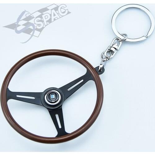 3D Keychain Auto Racing Key Ring JDM Car Steering wheel Key Chain Ring