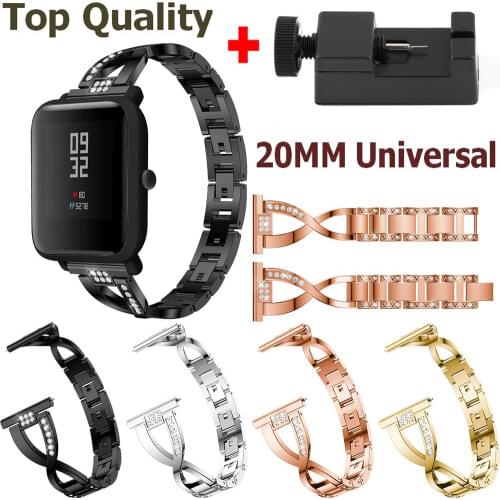 20mm Band For Huami Amazfit GTS/GTS2/GTS2e/Bip/GTS 2mini Watch Strap Replacement For Garmin venu SQ/vivoactive3 Wrist Bracelet