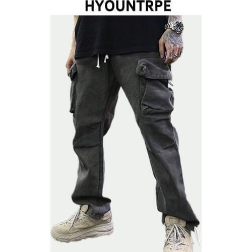 HYOUNTRPE Men's Pants With Motney