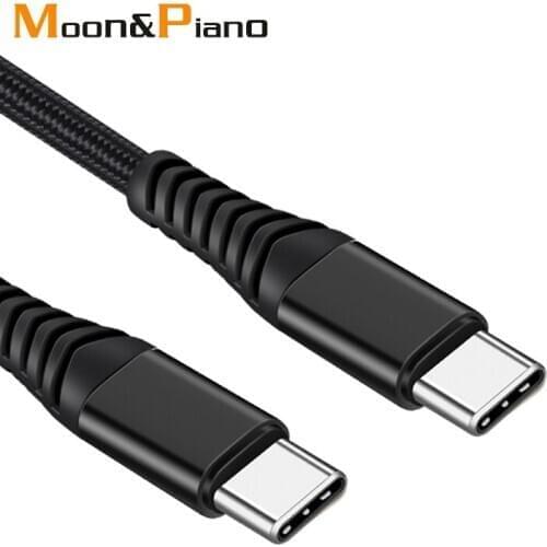 Type-c to type-c Data Cable USB C to USB Type-C Cables 3A Fast Charging Wire 60W PD Fast Quick Mobile Phone Charge Cords