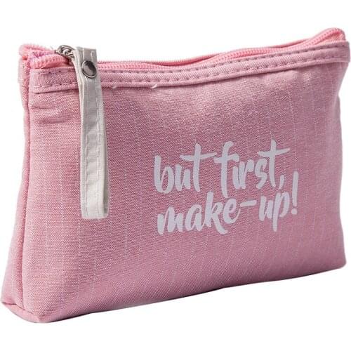 Hot Women Letters cosmetic bag makeup bag neceser make up bag travel organizer Zippe cosmetic bag Toiletry Wash Organizer Case