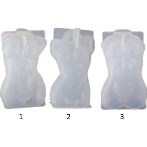 Model Body Stand Ornaments Resin Mold The Human Body Art Home Decor Female Body Silicone Resin Casting Mold Art Crafts