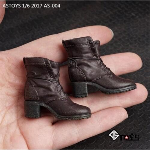 ASTOYS 1/6 Female Soldier Shoes Model AS004 Fit For Widow Women 12 Inch Doll Action