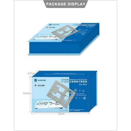 SUNSHINE SS-601K for iPhone XS MAX/XS/X repair motherboard repair Fixture Set Duble-sided magnetic fixed design fixture