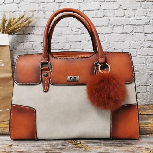 2019 New Vintage High Quality Ladies Hand Bags Genuine Leather Women Bag Designer Handbags Large Capacity Crossbody Shoulder Bag