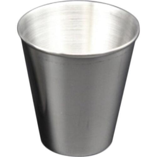 30ML Stainless Steel Camping Tableware Compact Size Cover Mug Camping Cups for Outdoor Travel Party 2018 Dropshipping