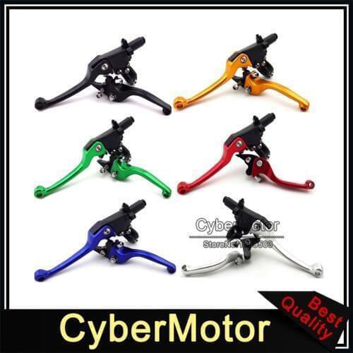 CNC Alloy Folding Brake Clutch Handle Lever For 50cc-160cc Chinese Pit Dirt Trail Motor Bike Motorcycle Motocross Atomik SDG YCF