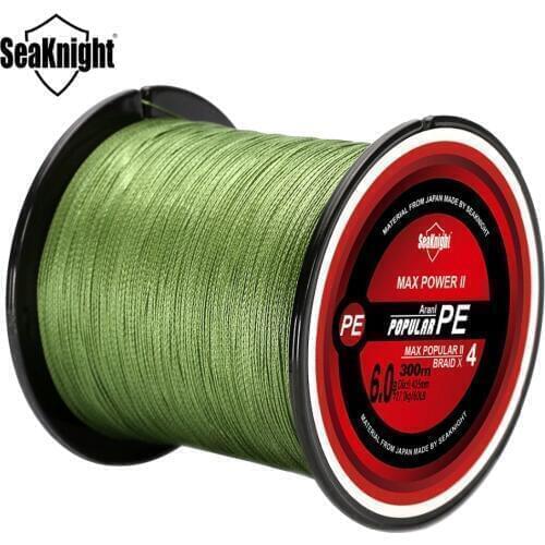 SeaKnight Brand Tri-Poseidon Series Braided Line 300M Japan PE Braided Fishing Lines Fishing Tackle Fish Line 8LB-60LB