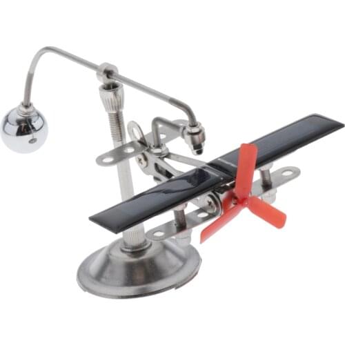 Solar Magnetic Levitation Mendocino Motor,Home Office Garden Desk Decor, Solar Powered Plane Model Toy