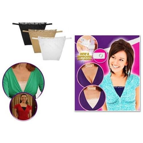 Modern Practical Lace Embroidered Chest a Low-Cut Concealer 3Adet design product