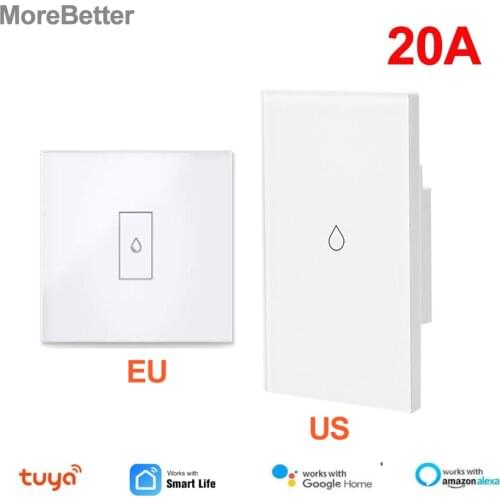 Tuya WiFi Smart Boiler Water Heater Switch Smart Home Remote Control EU US Boiler Switch Via Smart Life APP Alexa Google Home