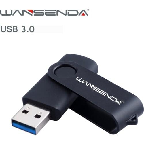 Wansenda USB Flash Drives Swivel External USB 3.0 Pen drive 256GB 128GB 64GB 32GB 16GB 8GB 4GB high speed Creative Pendrives