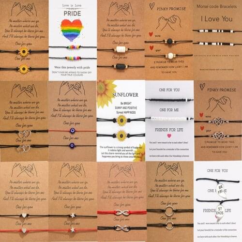 WKOUD Bracelets With Charms