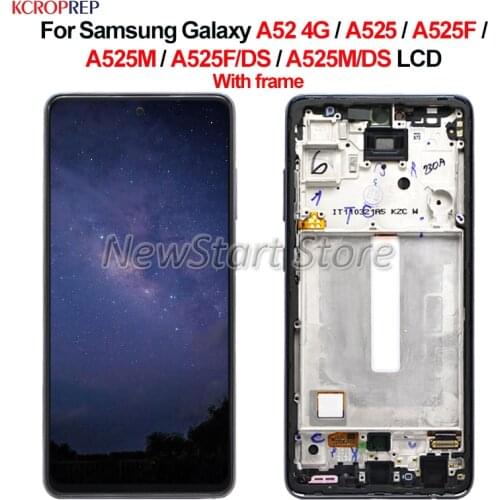 For Samsung Galaxy A52 4G A525 LCD Display Touch Screen Digitizer Assembly For Samsung Galaxy A525F A525M A525F/DS A525M/DS lcd
